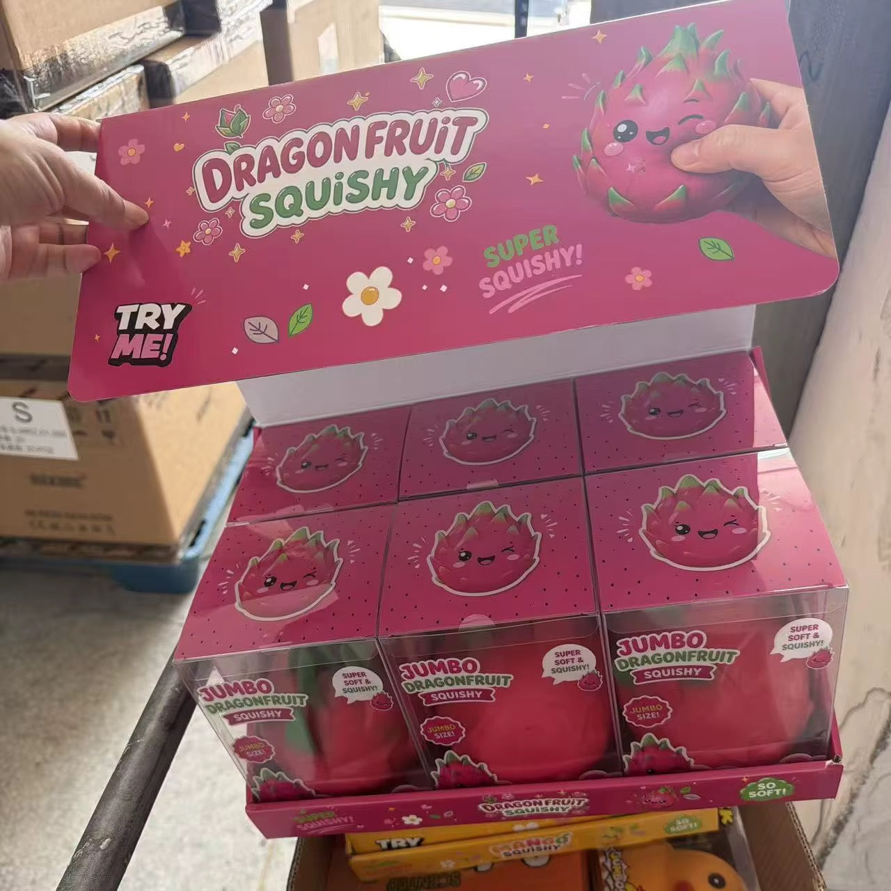 PREORDER LARGE DRAGONFRUIT SQUISHY