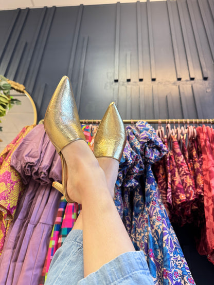 Matisse Garret Mule in Gold