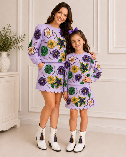 Float Flowers Mardi Gras Set (PREORDER)