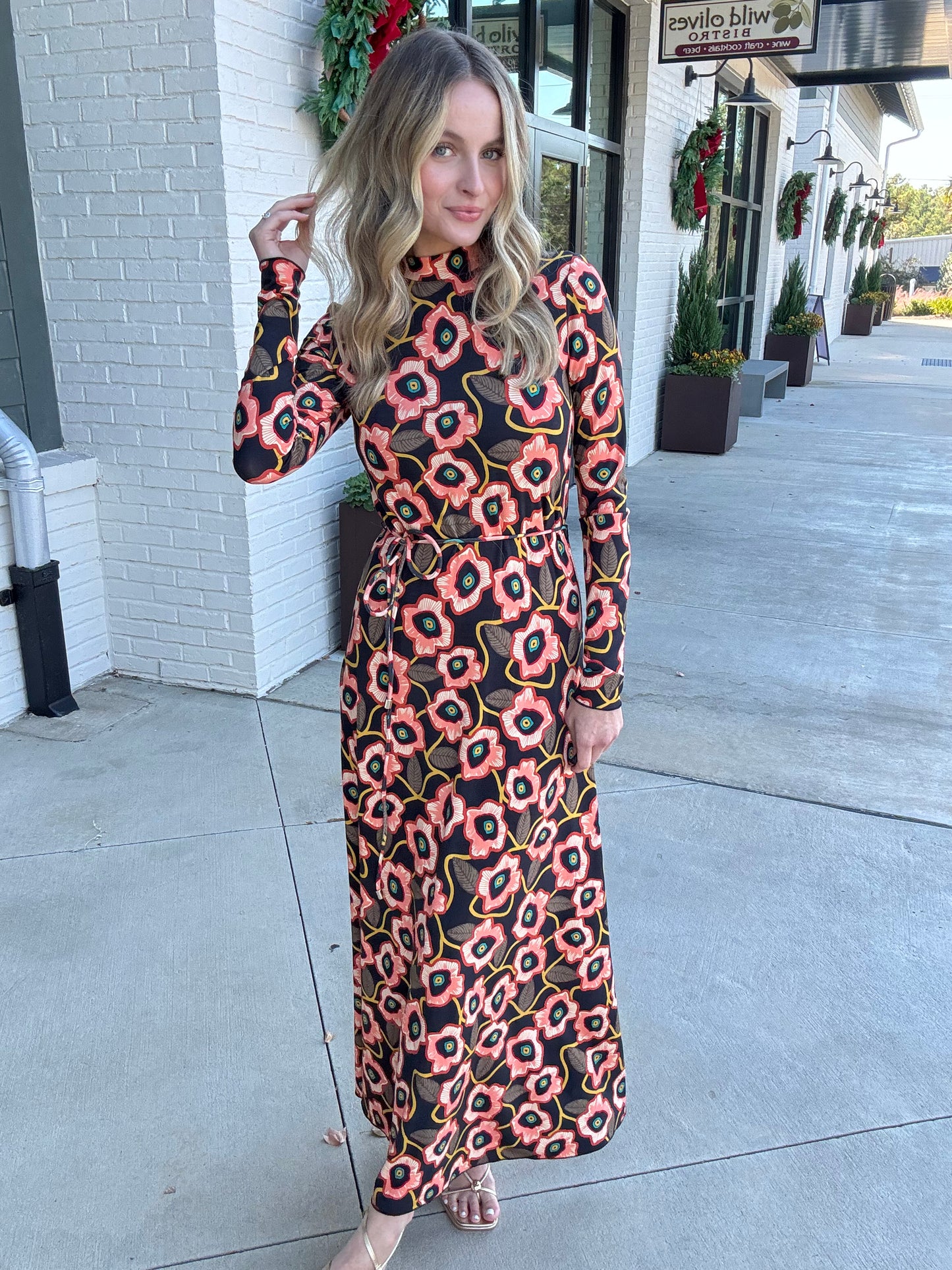 Elizabeth James Stevie Dress in Poppies