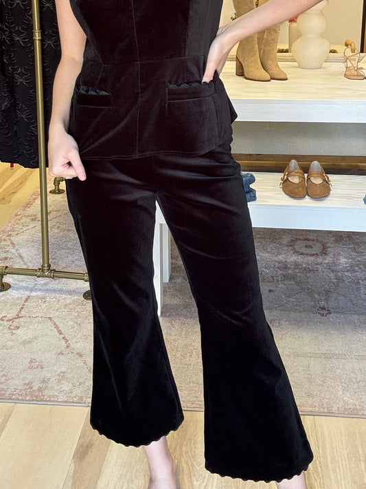 Elizabeth James Jojo Pant in Velvet Black