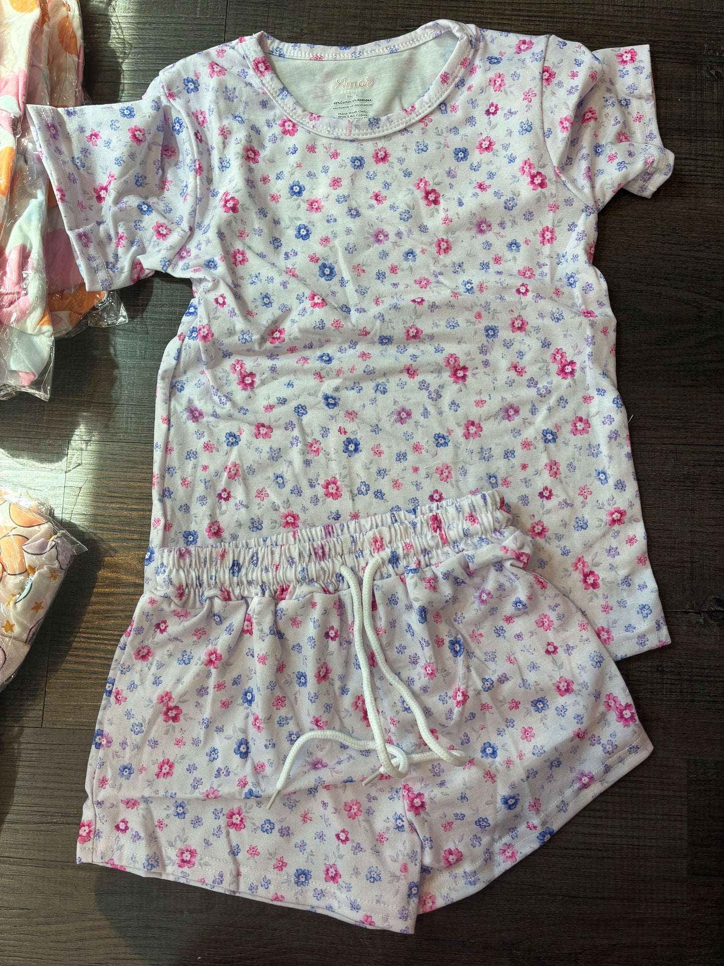 Kid Patterns Short Set (multiple prints)
