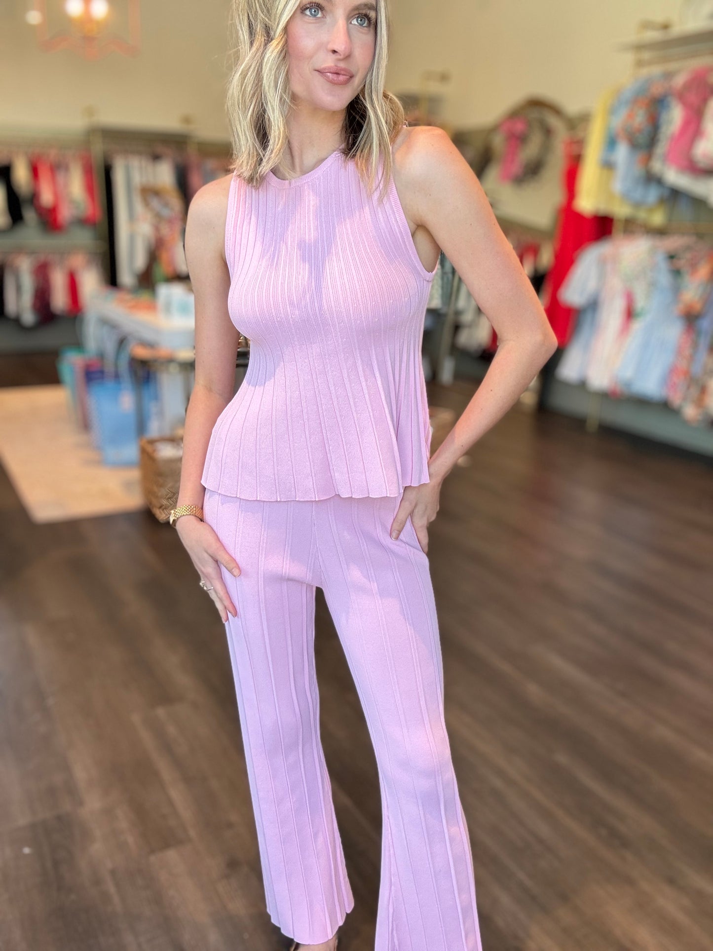 Pink Knit Set