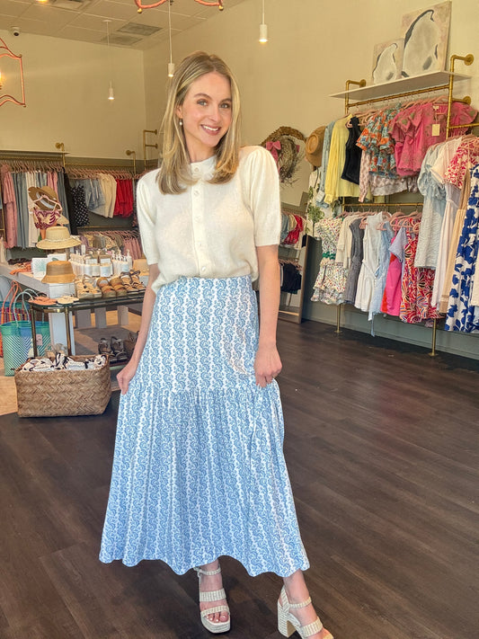 Smith and Quinn Faye Skirt in Marigold Twist