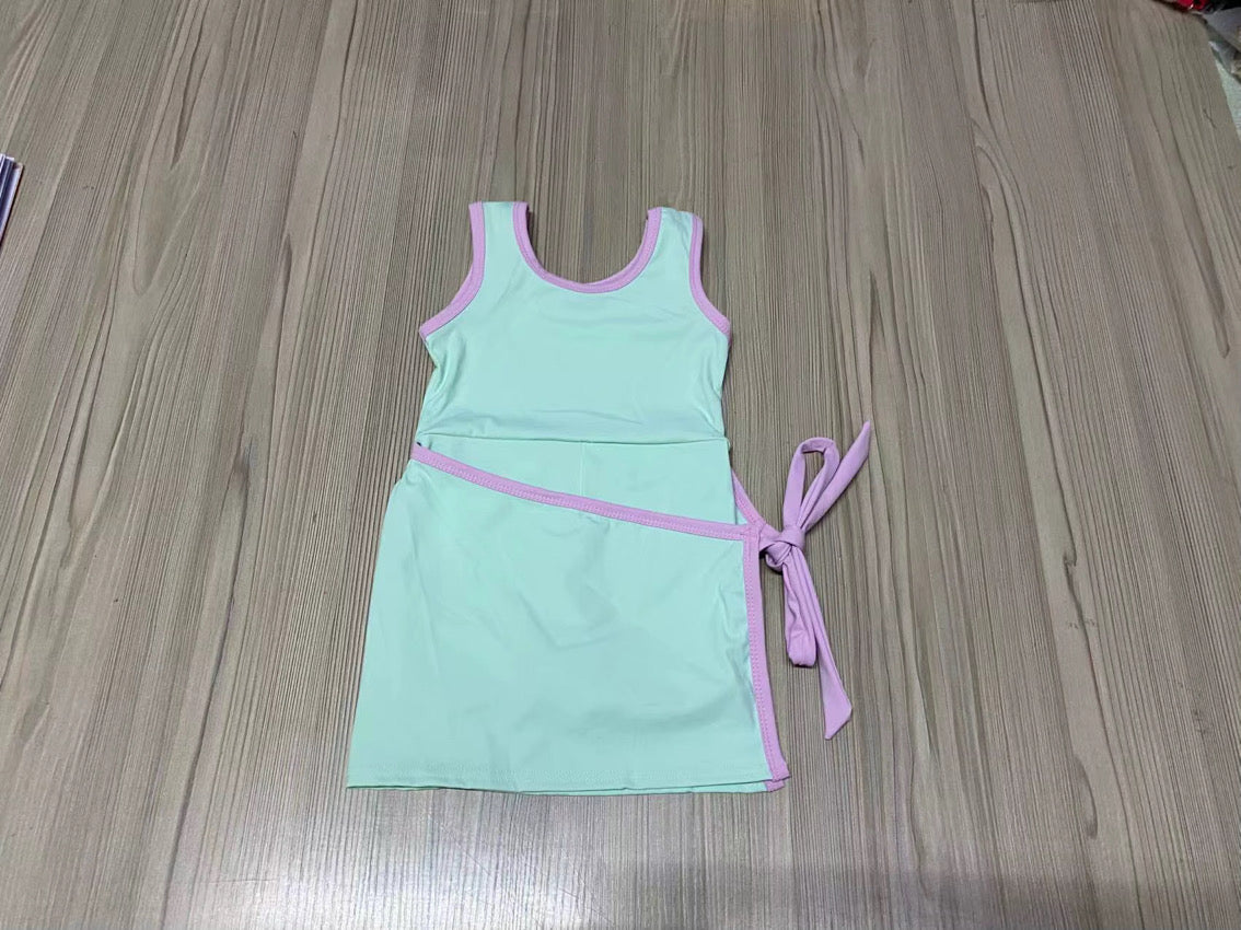 Kids Front Wrap Romper (multiple colors)