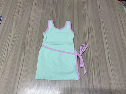 Kids Front Wrap Romper (multiple colors)