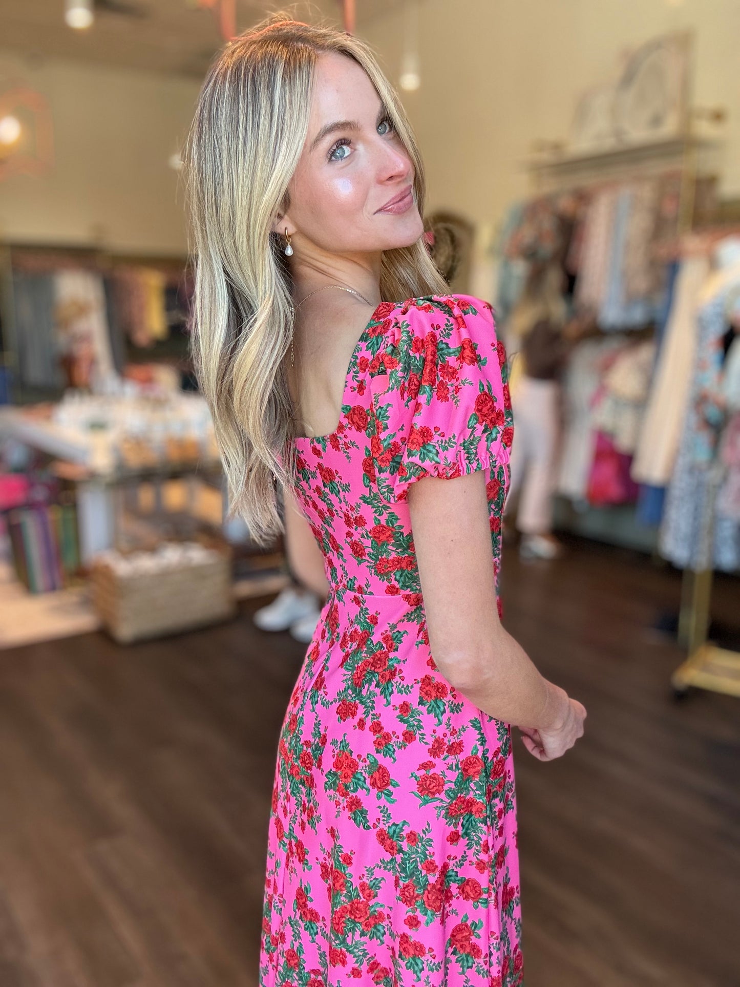 Smith and Quinn Rosalie Dress in Shrub Rose