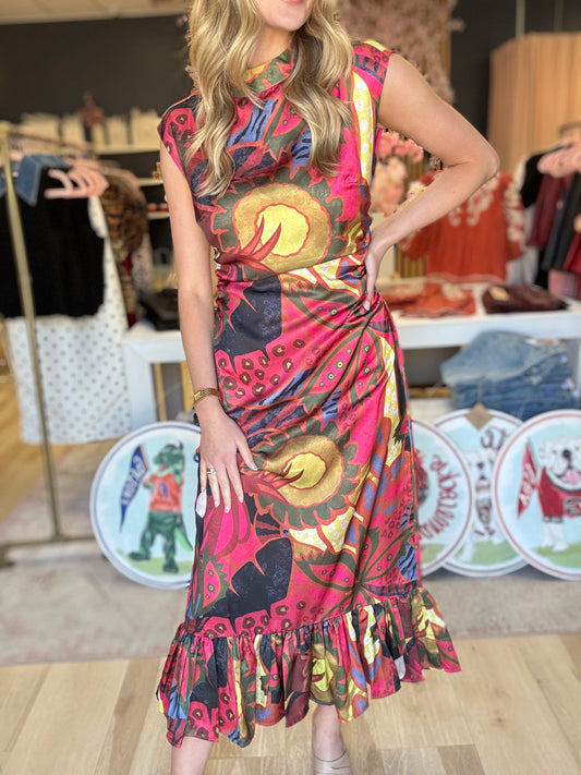 Alden Adair Estelle Dress in Jungle Floral