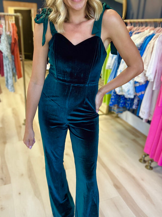 Velvet Sweetheart Jumpsuit