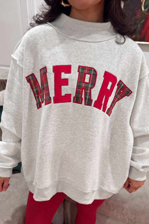 Mock Neck Christmas Sweatshirt (PREORDER)