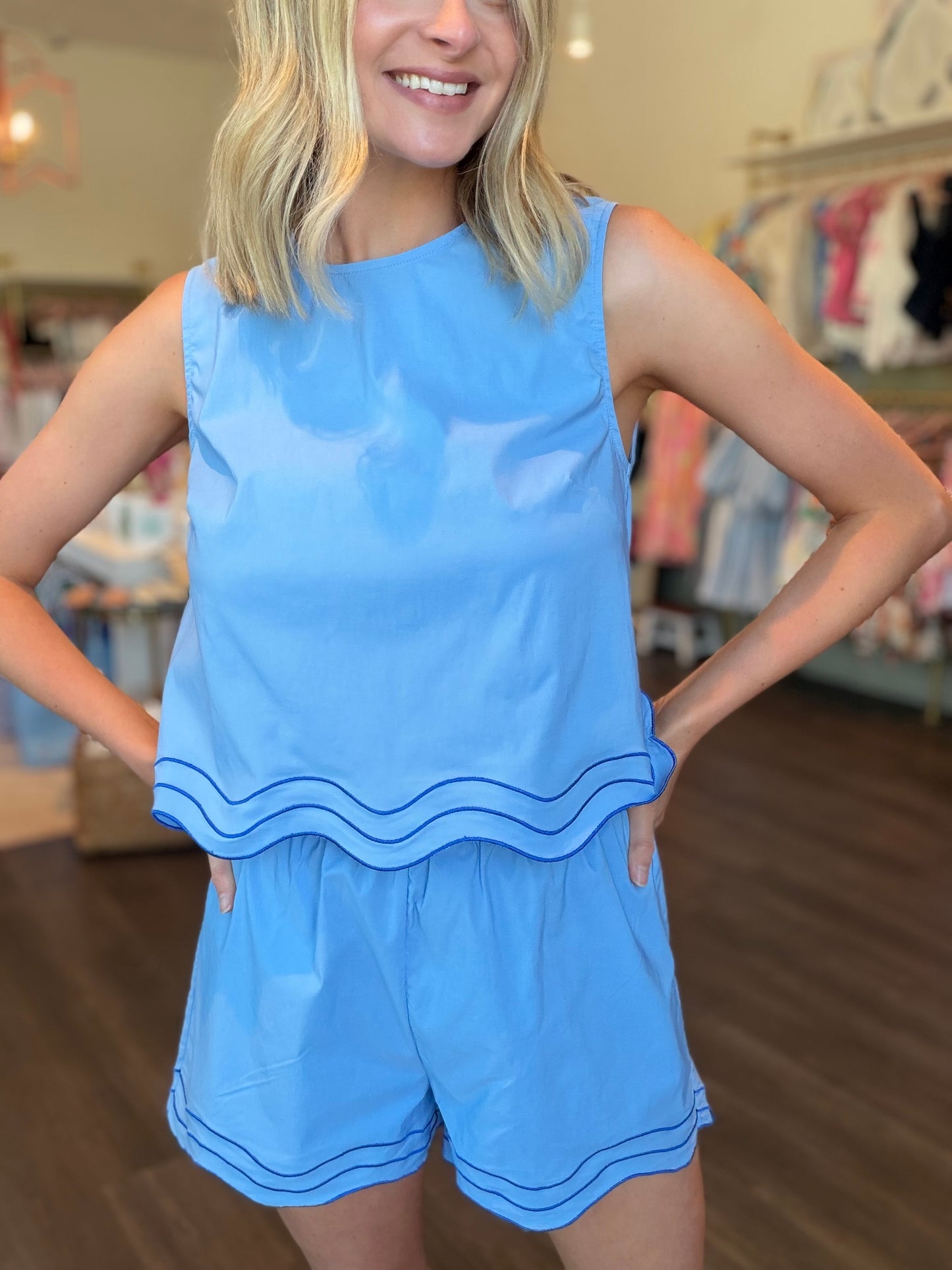 Blue Scallop Set