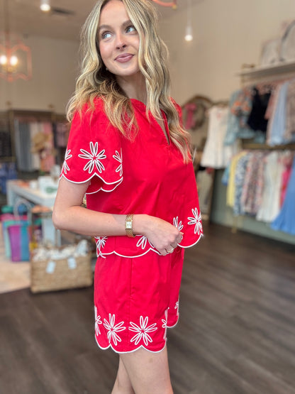 Dayna Embroidered Set