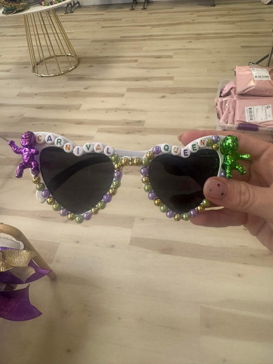 Mardi Gras Sunglasses in Carnival Queen