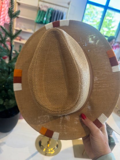 Campelle Marrakech Sand Hat with Vegan Leather Band