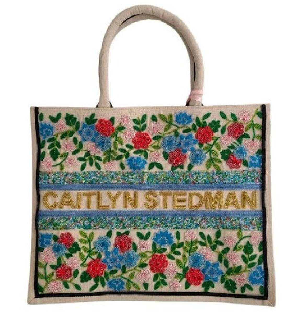 Custom Beaded Tote Bag (PREORDER)