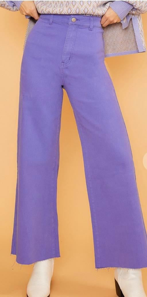 Purple Wide Leg Denim (preorder)