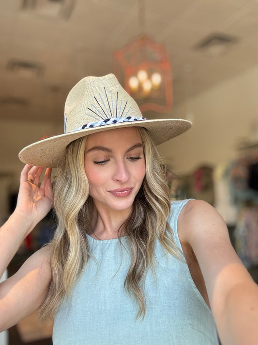 Tipsy Threads Blue Thread Hat