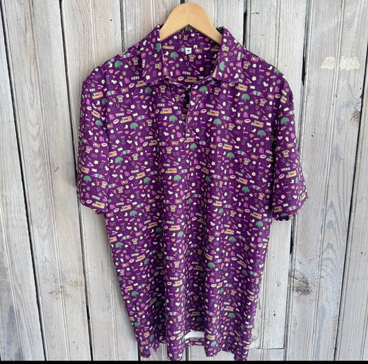 Men + Boy Mardi Gras Polo (PREORDER)