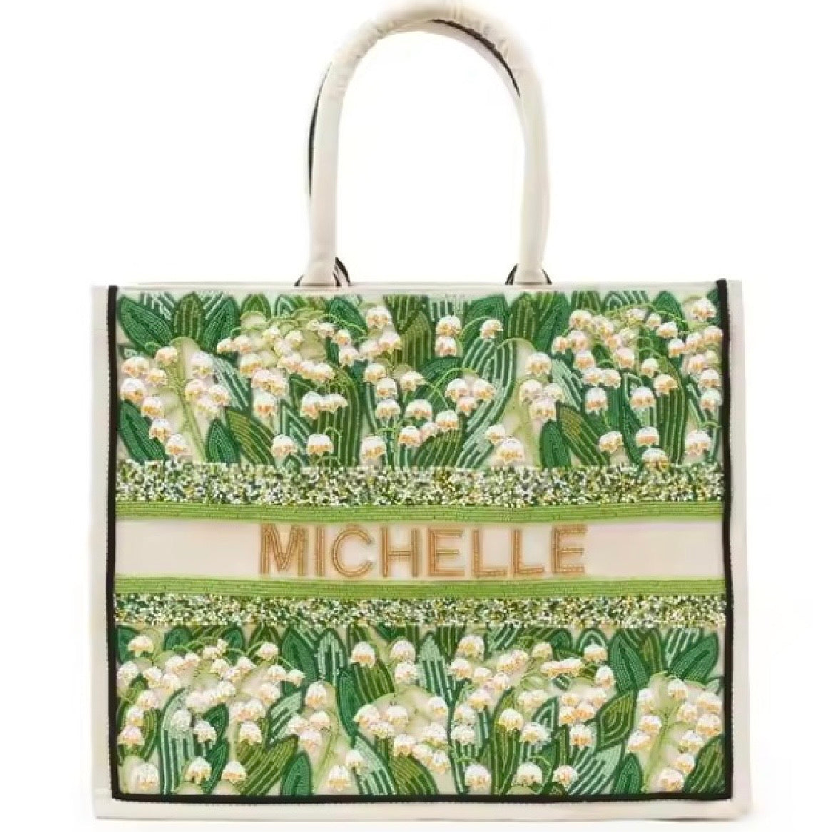 Custom Beaded Tote Bag (PREORDER)