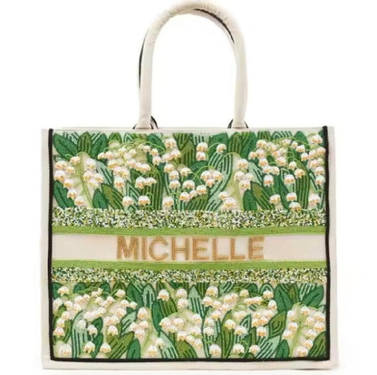 Custom Beaded Tote Bag (PREORDER)