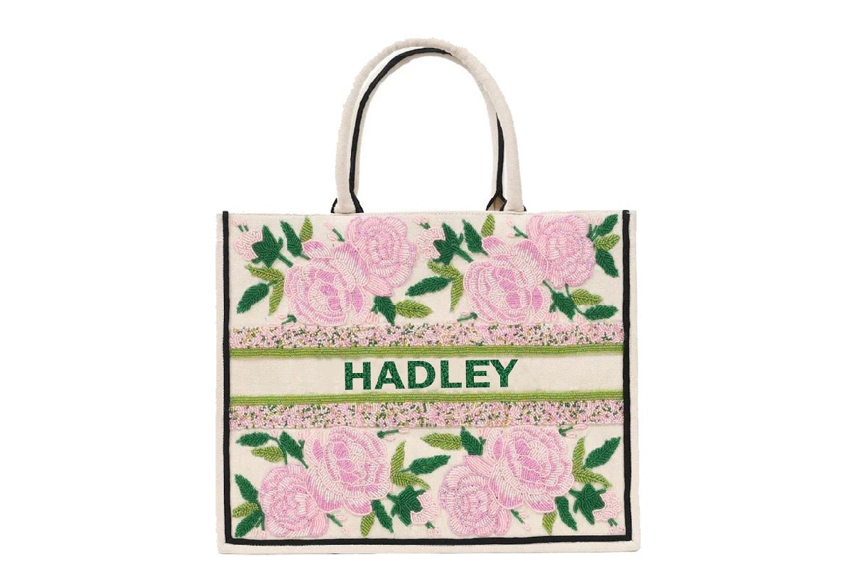 Custom Beaded Tote Bag (PREORDER)