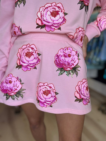Peony Sequin Skort (preorder) Amor Exclusive