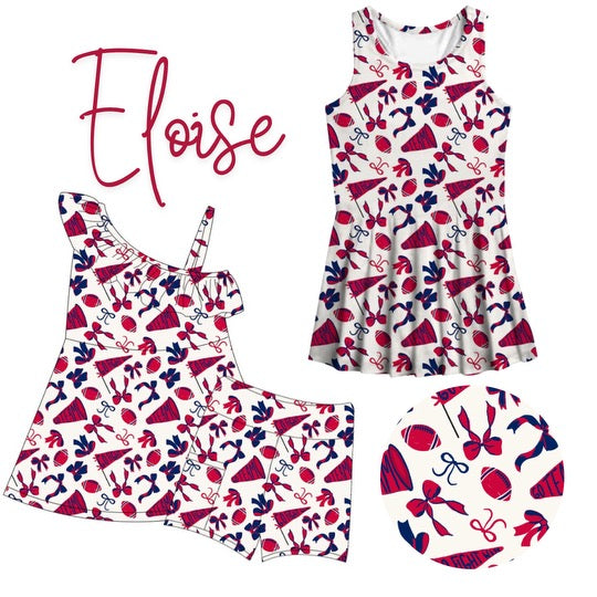 PREORDER Big Girl Game Day Dresses (all teams) (Size 5/6 - 14)