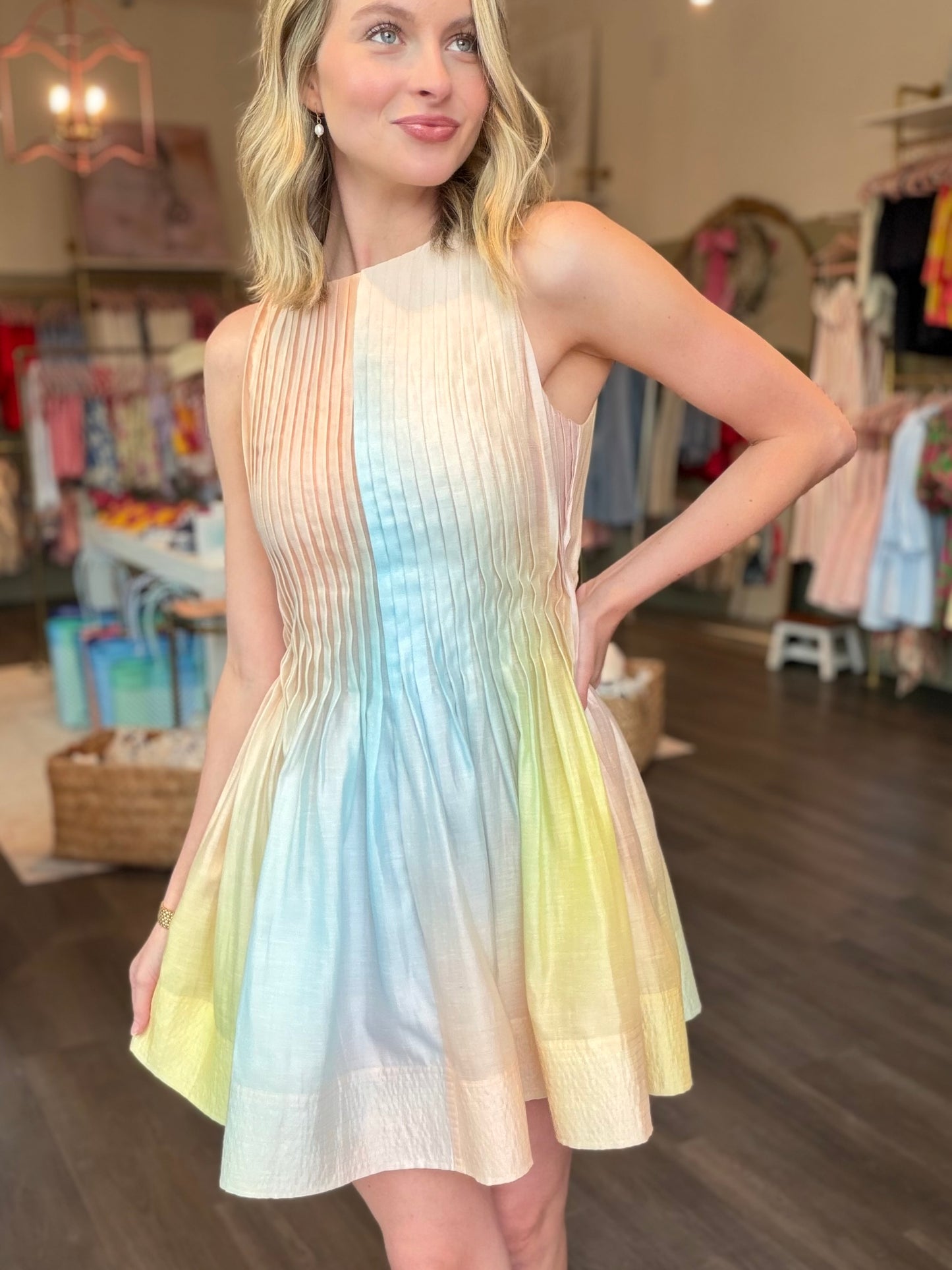 Mestiza Phillipa Pintucked Dress
