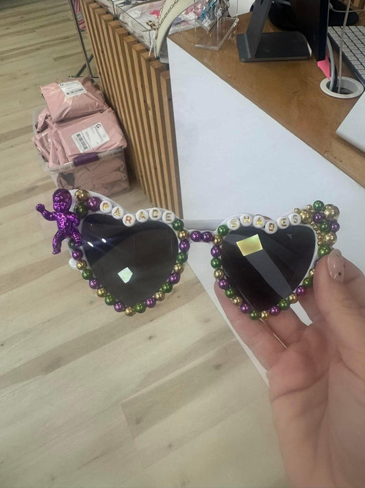 Mardi Gras Sunglasses in Parade Shade