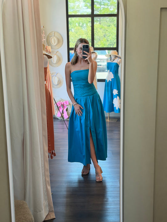 Love the Label Cora Skirt in Maui Blue