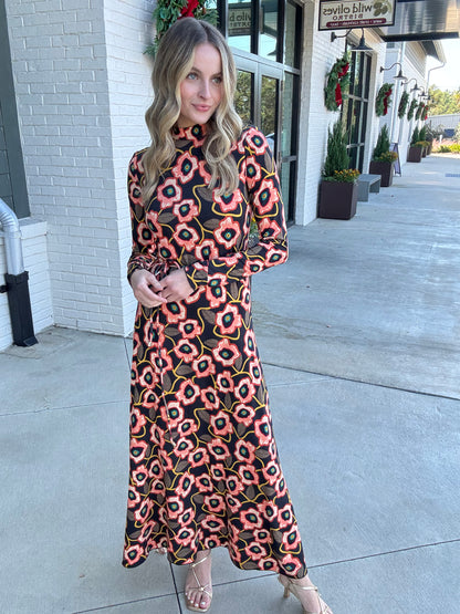 Elizabeth James Stevie Dress in Poppies