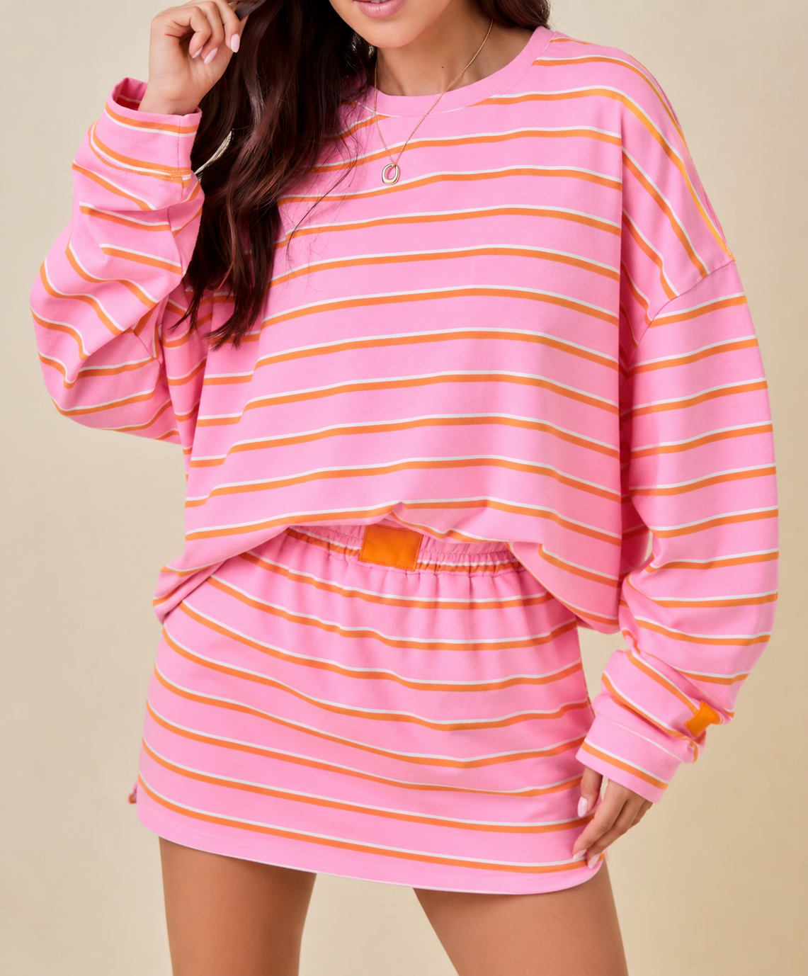 Mom + Me Striped Skort Set (PREORDER)
