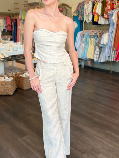 Melange Strapless Set