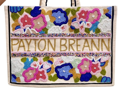 Custom Beaded Tote Bag (PREORDER)