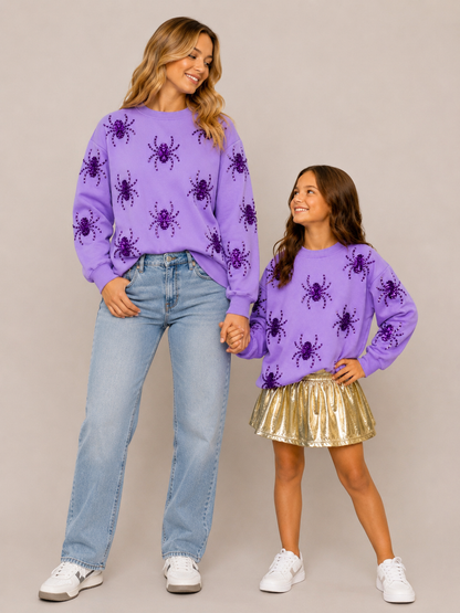 Mom + Me Spider Sweatshirt Preorder