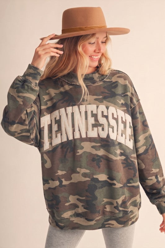 TENNESSEE CAMO PULLOVER (PREORDER)