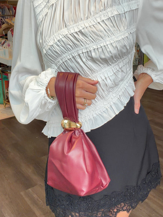Palmer Bag in Burgundy