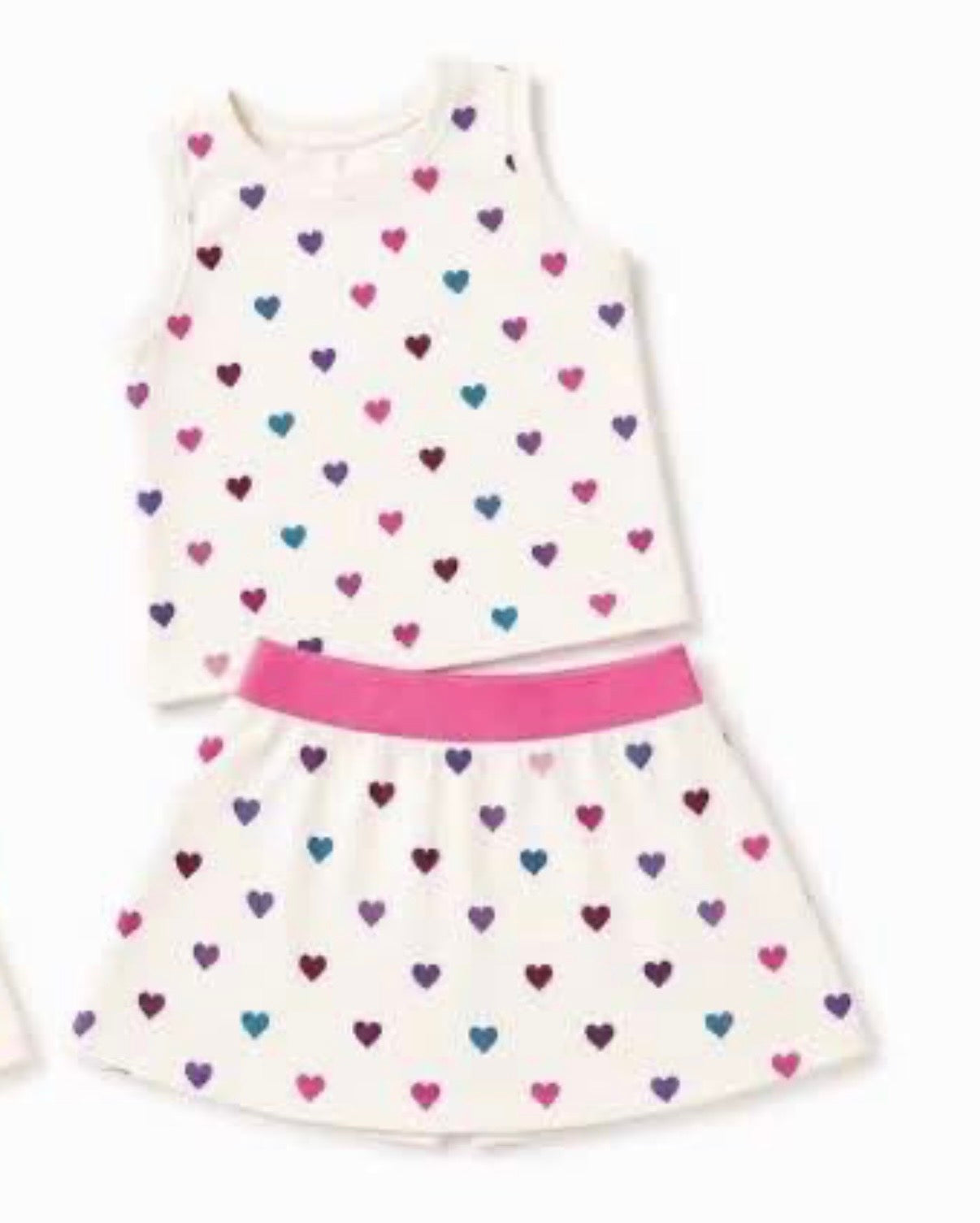 Girls Heart Skort Set (preorder)
