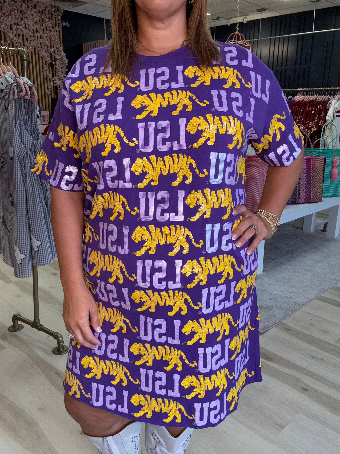 Stewart Simmons Licensed LSU Repeat Dress