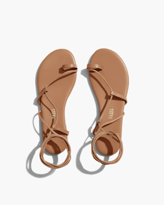 Tkees Jo Leather Sandal in Hazelton