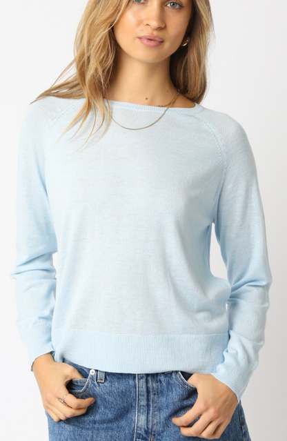 Natalie Sweatshirt in Light Blue