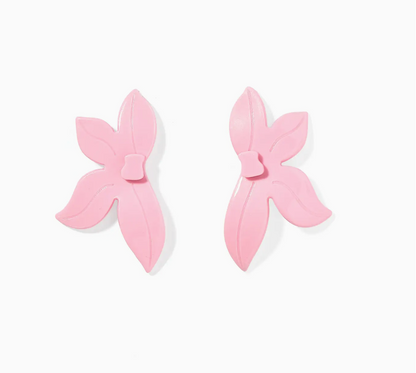 Fern Pink Peony Earring