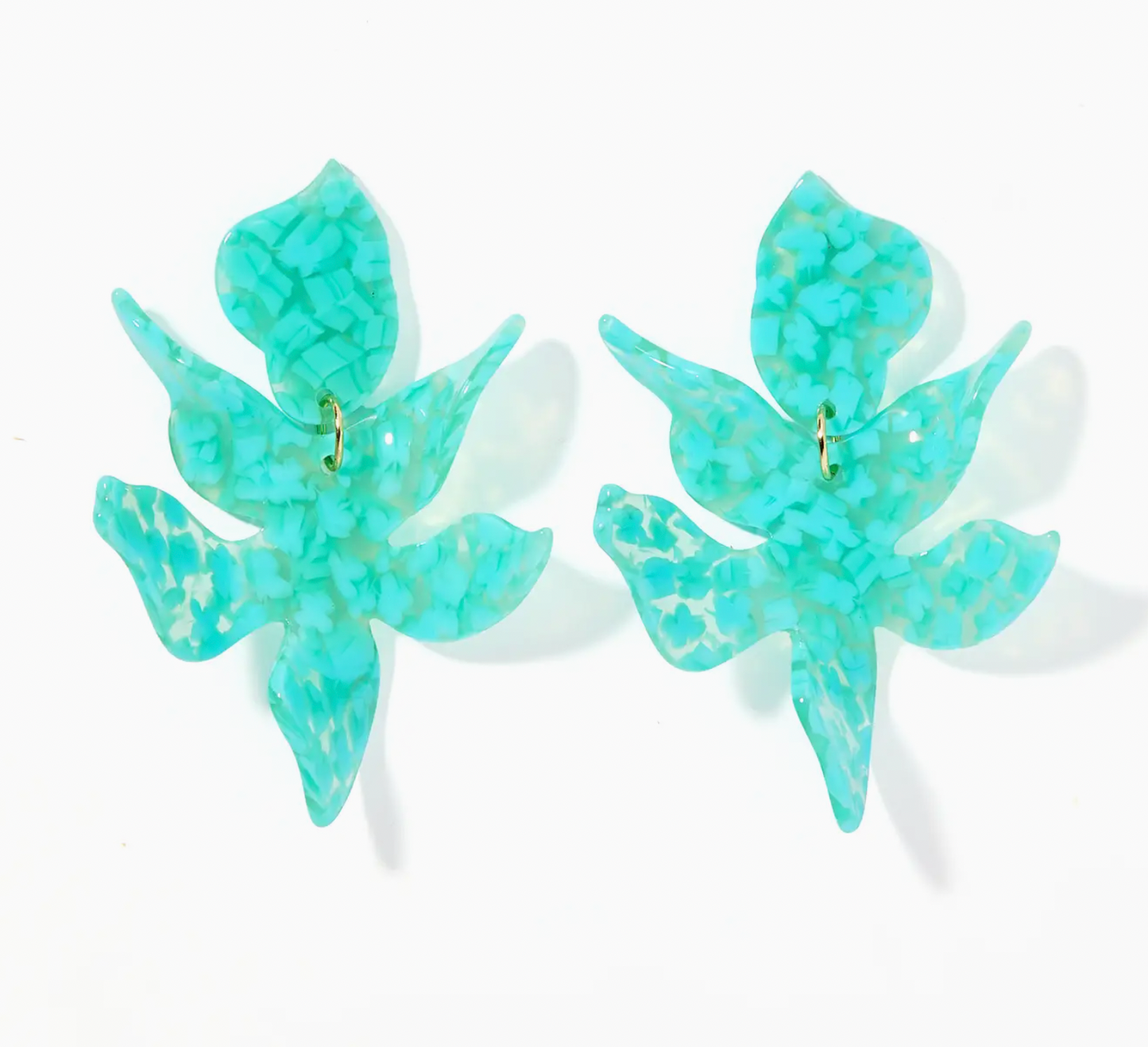 Flora Earrings Aquamarine