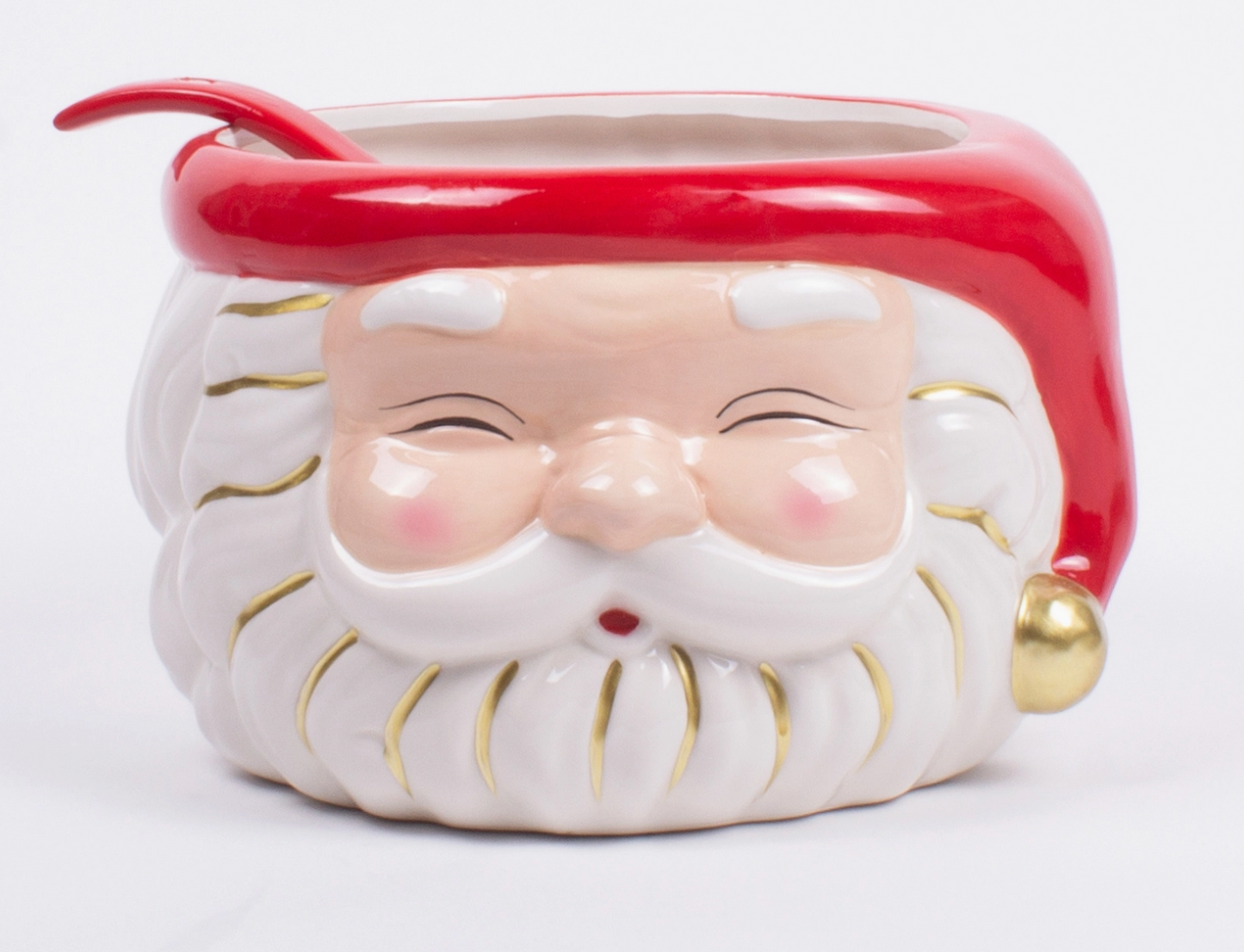 Red Santa Bowl with Ladle (preorder)