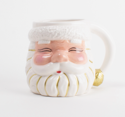 White Santa Mugs (preorder)