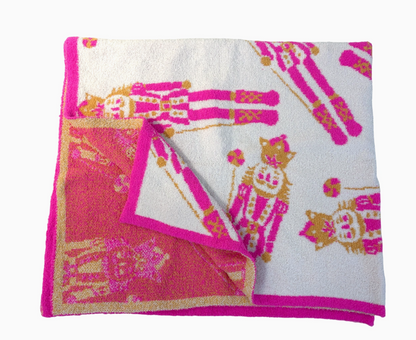 Pink Nutcracker Blanket (preorder)
