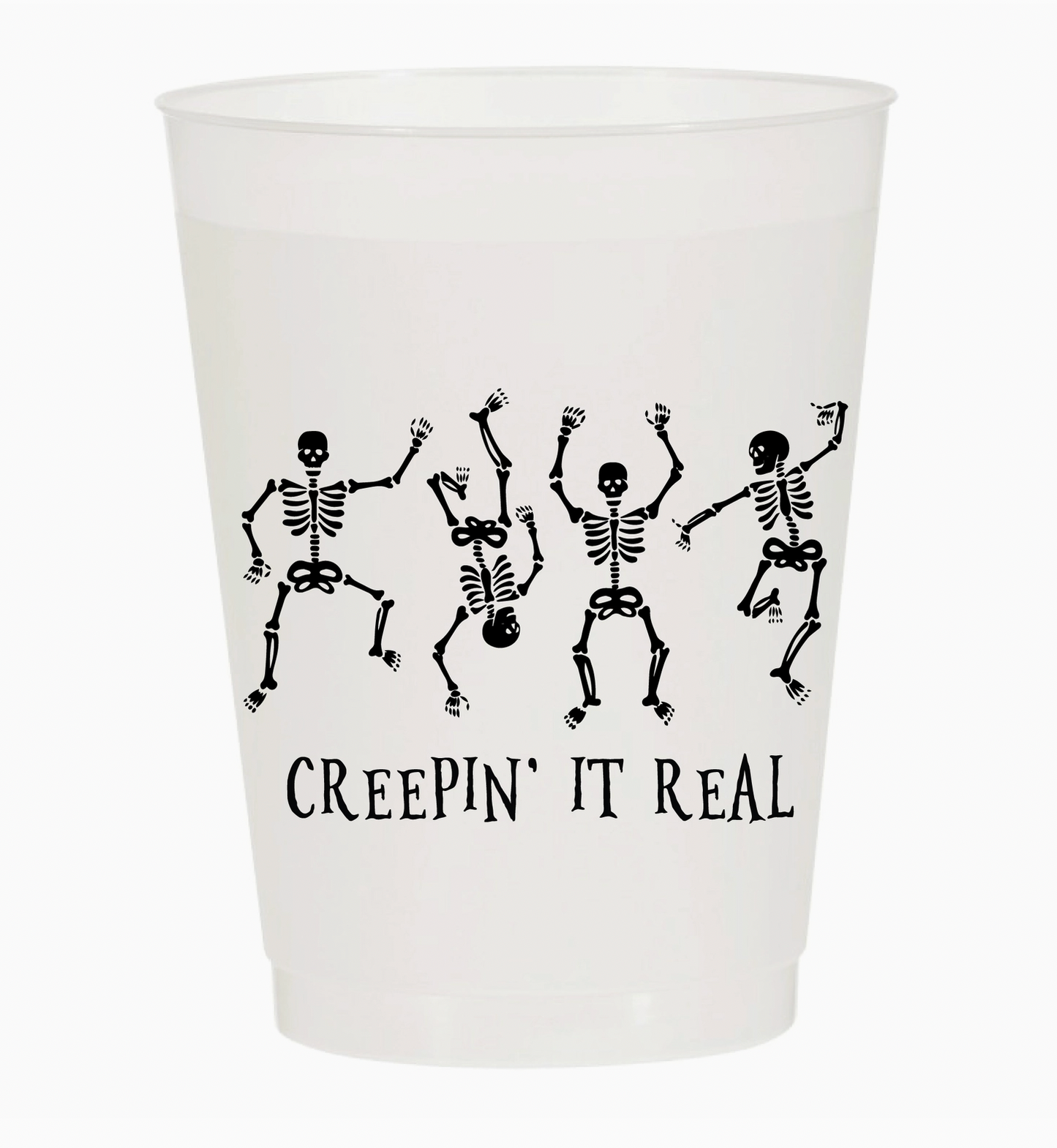 Creepin It Real Halloween Frosted Cups