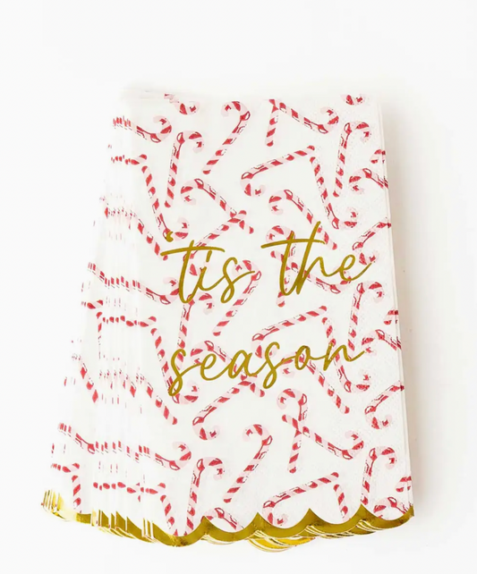 Candy Cane Napkin Packs