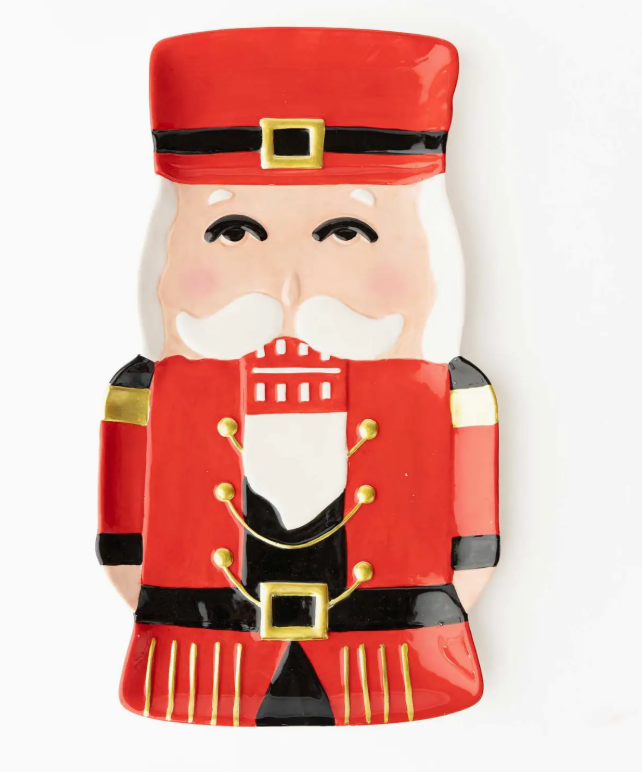 Red Nutcracker Platter