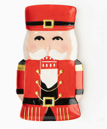 Red Nutcracker Platter